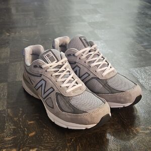 New Balance Light Gray Athletic Shoes